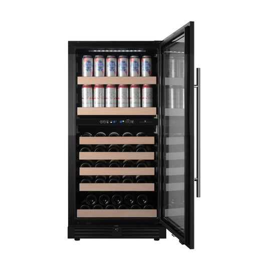 47-Inch Tall Dual Zone Wine and Beverage Hybrid Center