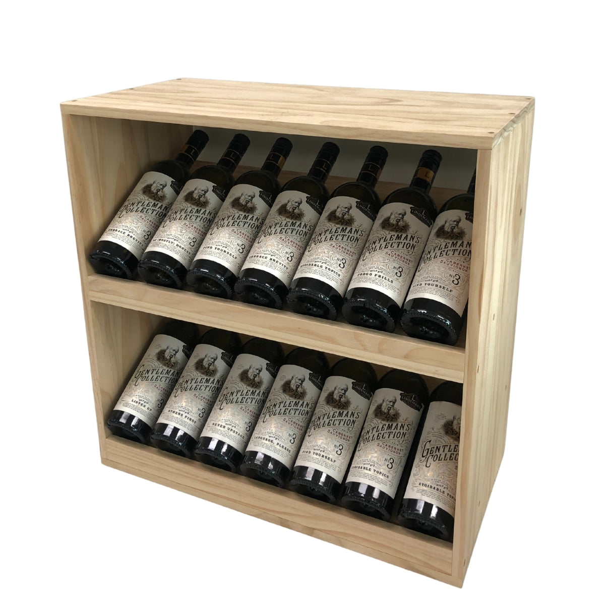 14 Bottle Display Wine Cube | 15mm Thick