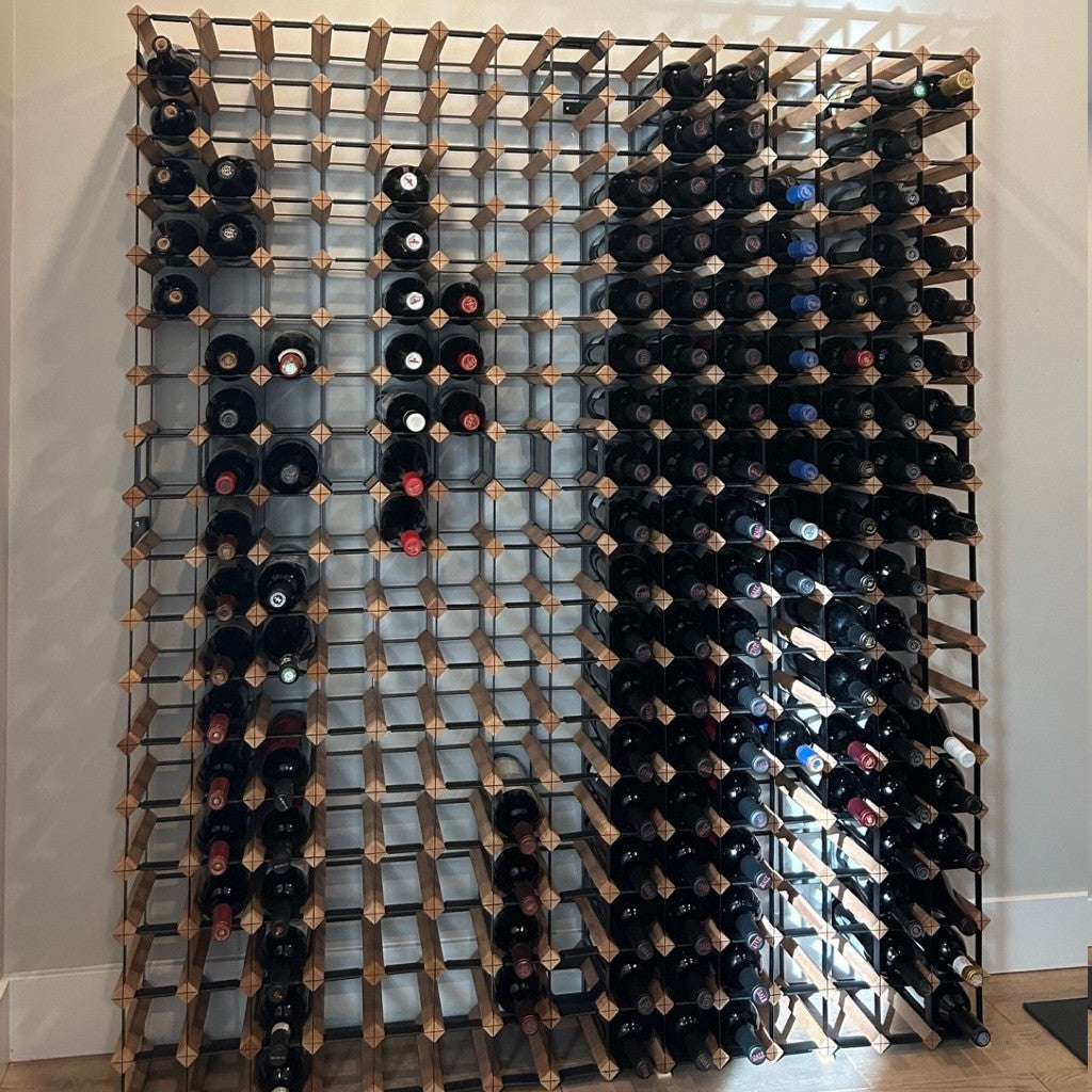 Custom Built Wine Rack | Rustic Hardwood