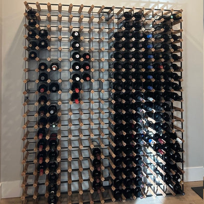 Custom Built Wine Rack | Rustic Hardwood