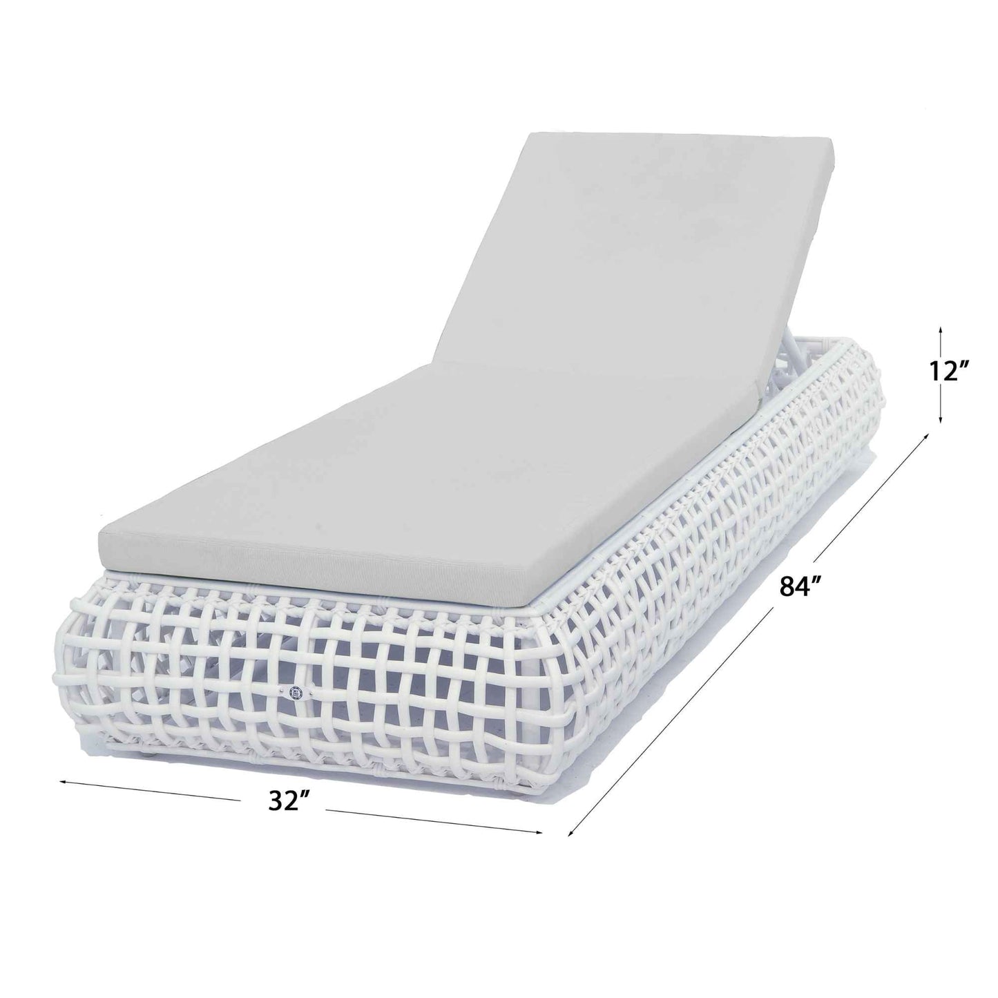 Dynasty Chaise Lounger with Sunbrella Cushion