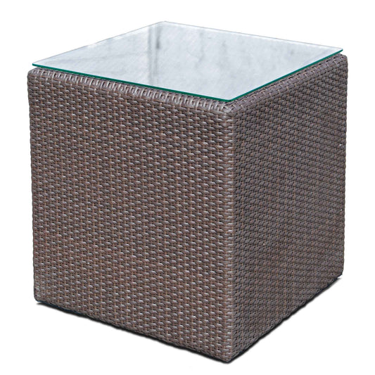 Anibal Side Table with Glass