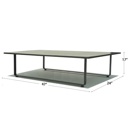 Horizon Coffee Table with Glass