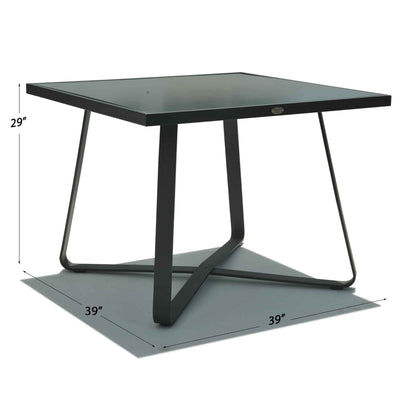 Horizon 5-Piece Dining Set with Sunbrella Cushions