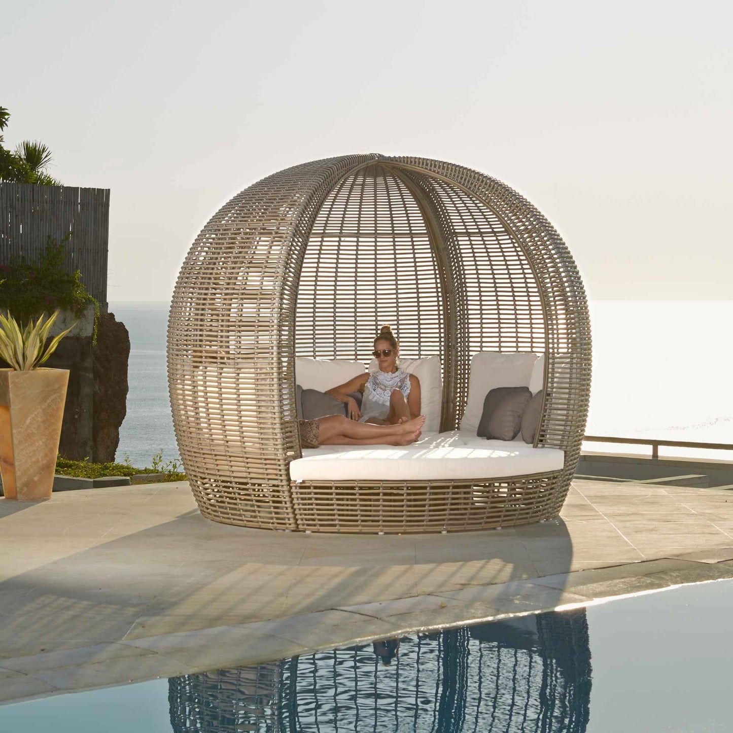 Halo Daybed with Sunbrella Cushions