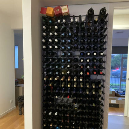 Custom Built Wine Rack | Black Onyx Finish