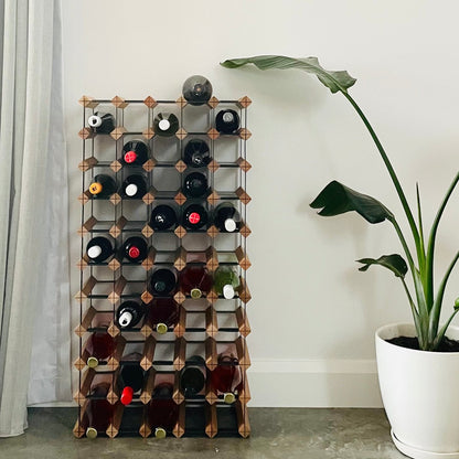 Custom Built Wine Rack | Rustic Hardwood