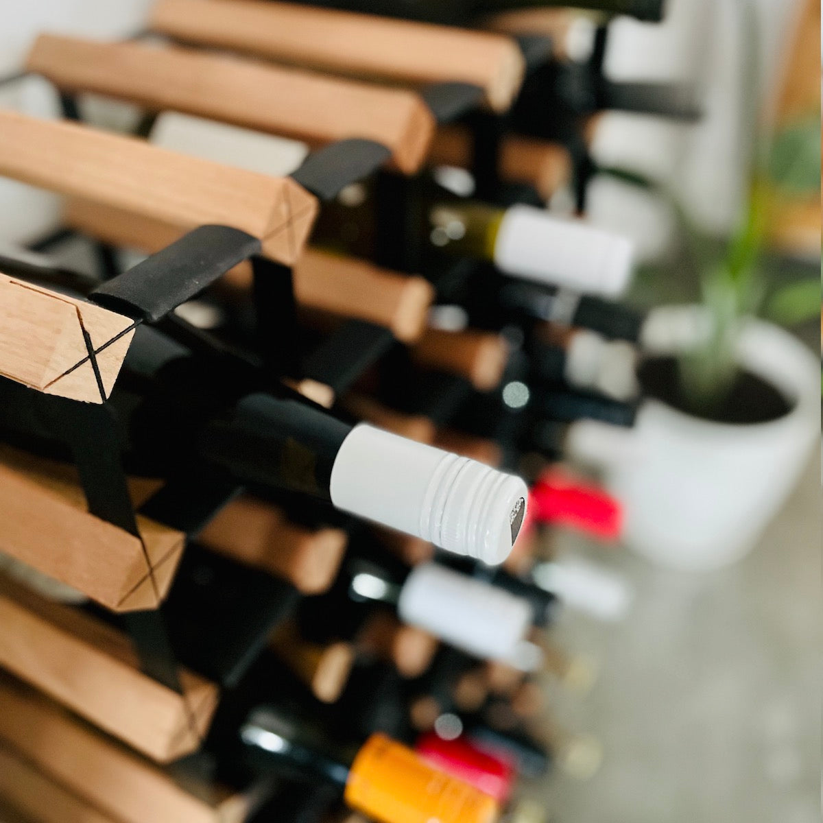 Custom Built Wine Rack | Rustic Hardwood