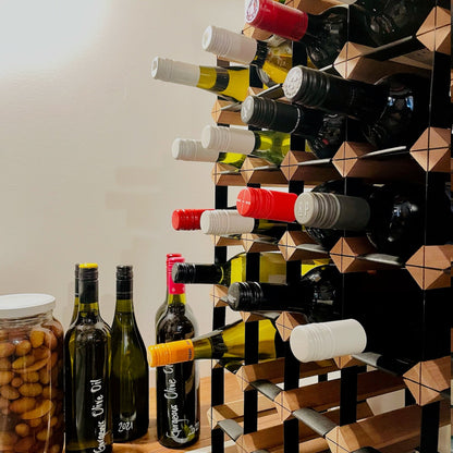 Custom Built Wine Rack | Rustic Hardwood