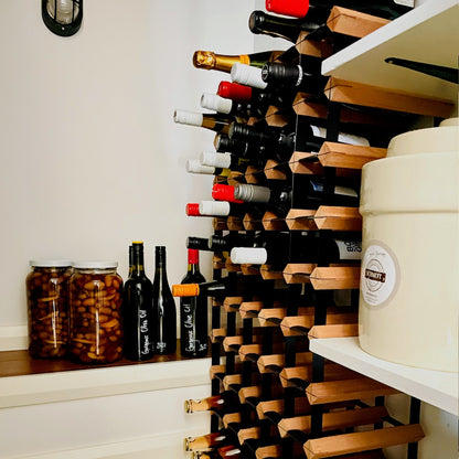 Custom Built Wine Rack | Rustic Hardwood
