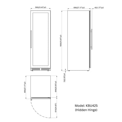 15CF Large Dual Zone Wine and Beverage Center
