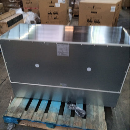 Refurbished - 53 Inch Solid 3-Door Outdoor Beverage Drinks Cooler - Stainless Steel Door 2