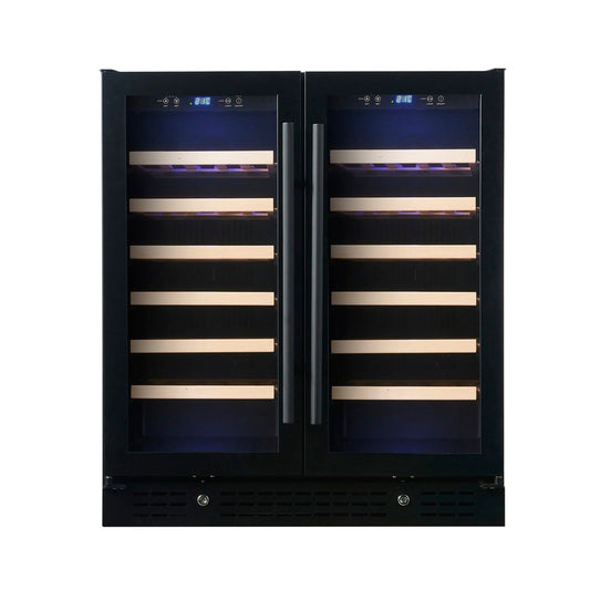 30-inch Dual Zone Wine Cooler with Low-E Glass Door