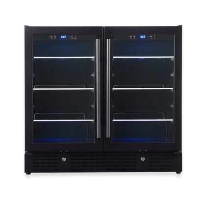 36” Wide Under-Counter Dual Zone Beverage Cooler