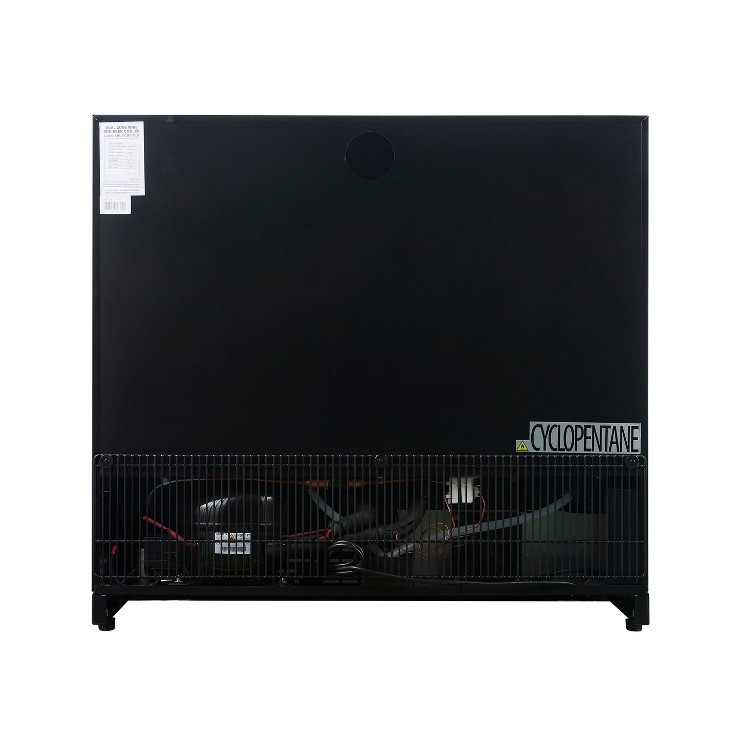 36-inch Under Bench Dual-Zone Wine Cooler with Low-E Glass Door
