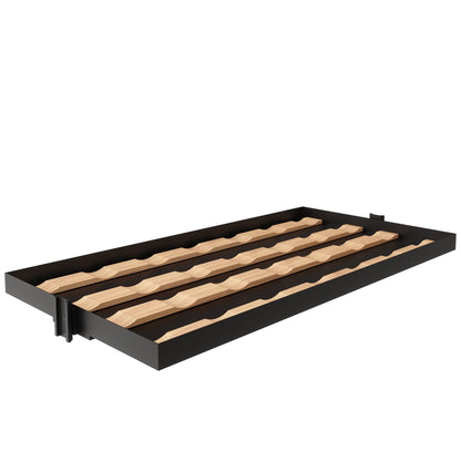 Display Shelf with Wooden Cradle