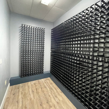 Custom Built Wine Rack | Black Onyx Finish