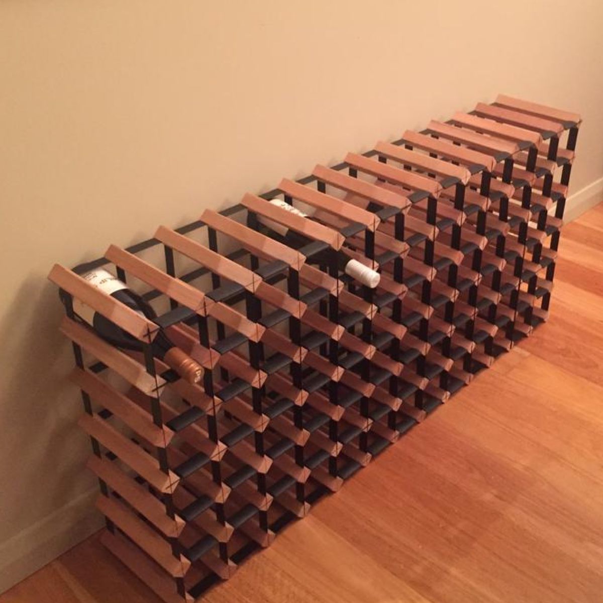 Custom Built Wine Rack | Rustic Hardwood