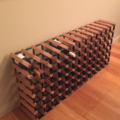 Custom Built Wine Rack | Rustic Hardwood