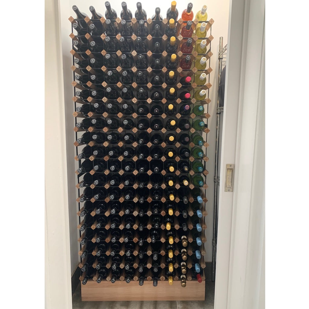 Custom Built Wine Rack | Rustic Hardwood