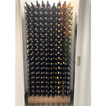 Custom Built Wine Rack | Rustic Hardwood