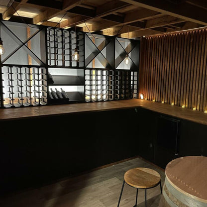 14 Bottle Display Wine Cube | 15mm Thick